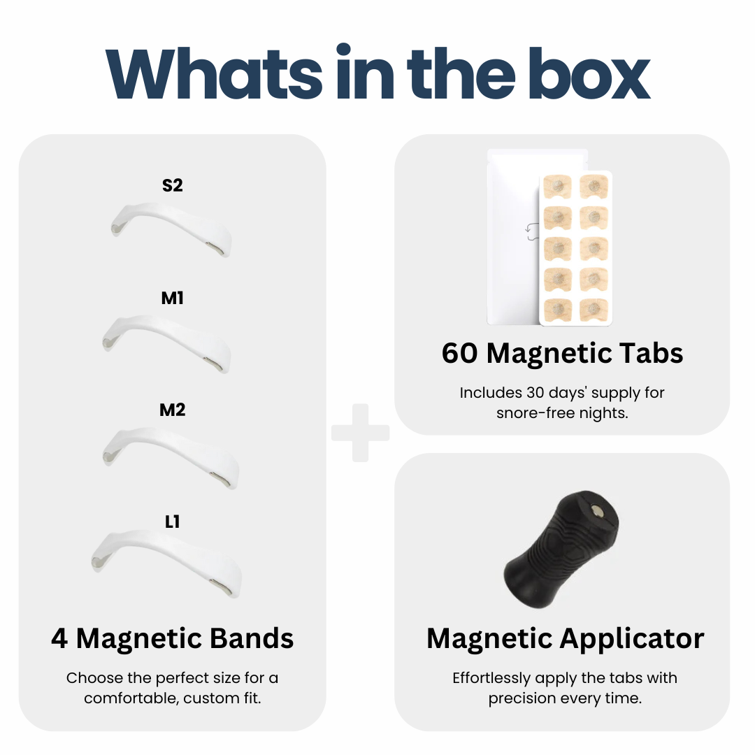 Snore-Free Magnetic Nose Strip Starter Pack